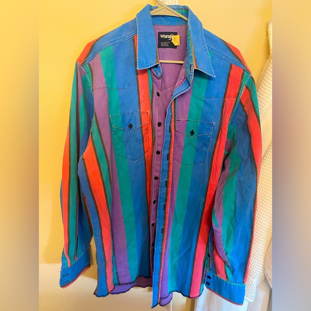 Vintage wrangler men’s button down